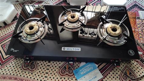 manual ignition gas stove.